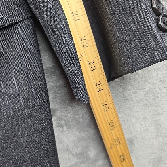 Hicky Freeman Sport Coat Mens 38R Loro Piana Tasmanian Super 120s Gray Blazer - Picture 11 of 12